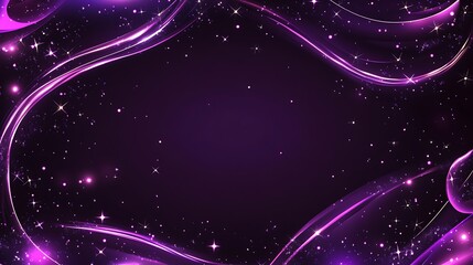 Obraz premium Abstract purple background with glowing lines (1)