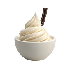 Creamy Vanilla Frozen Yogurt Delight Sweet Treat Indulgence