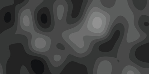 Abstract topographic map illustration in shades of gray with a modern design ideal for various applications of digital art