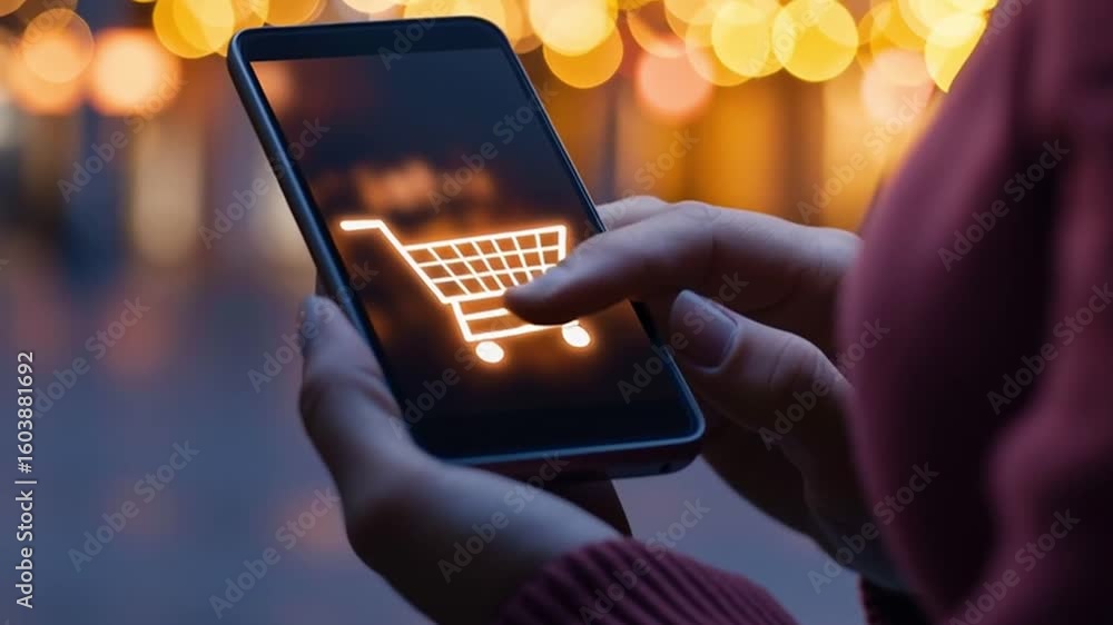 Poster mobile payment integration concept. seamless smartphone mobile payment integration enhances shopping