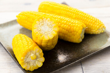 とうもろこし ゴールドラッシュ 穀物 野菜 甘い Corn Gold Rush Grains Vegetables Sweet
