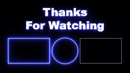 Animated end screen with green screen placeholders for customizable logos and text. Social Media Lower Third YouTube End Screen ,Live Streaming Overlay Subscribe text Animation - Powered by Adobe