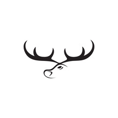 Deer icon logo vector