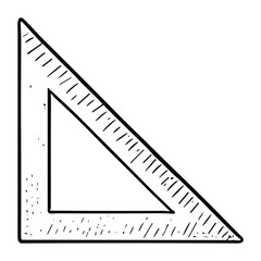 Fototapeta premium Triangle Ruler