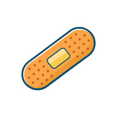an adhesive bandage (band-aid), no background vector file.
