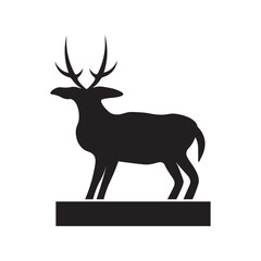 Deer icon logo vector