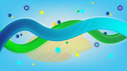 Abstract Metallic Line Wave Background, Futuristic Silver Fluid Flow Pattern