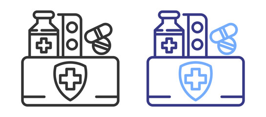 Healthcare product icon color