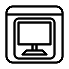 a collection of icons containing information about computers, coding, keyboards and things related to computers