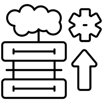 Cloud Management Icon