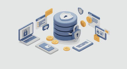 Secure data management in 3d isometric design with digital protection