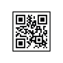 Fototapeta premium QR Code Generator Scanner Icon Vector