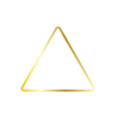 Luxury golden triangle frame line design  shape triangle gold&nbsp;design&nbsp;template .Vector Illustration&nbsp;.EPS&nbsp;10&nbsp;. 