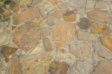 Paving stones on floor in parking lot,Concept of laying paving slabs and pavers,Textured concrete for gray floors,Concrete pavement blocks,space for text.