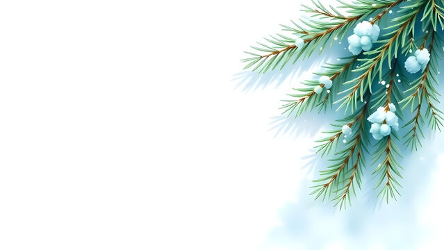 Christmas tree branch