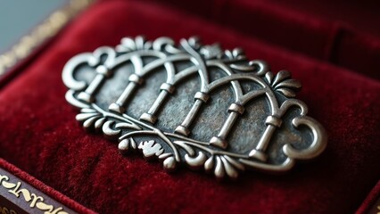 Retro metal jewelry scene