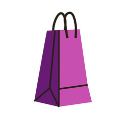 Bright shopping bag for marketing and commerce designs