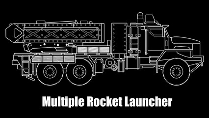 The MRL is an artillery piece that fires multiple rockets simultaneously in a short period of time to quickly destroy a wide area, providing long-range fire support.
It is made in a silhouette version