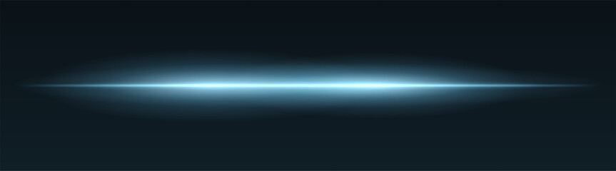 Horizontal symmetrical light shape with rounded center and smooth lateral blur. Creates clean abstract highlight with atmospheric depth.