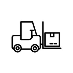 forklift truck icon