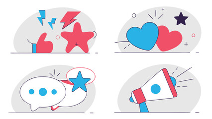 vector illustration of an abstract background with people