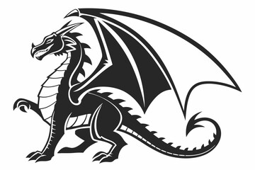 stylized dragon silhouette