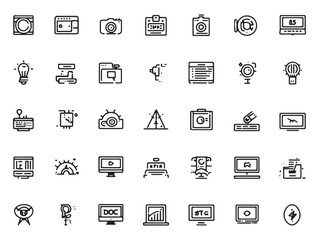 Fototapeta premium Unlimited Creative Hustle Ultra Minimalist 2D Line Art Design
