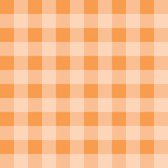 Vector gingham pattern in orange tones. Perfect for picnic designs, wrapping paper, and cheerful backgrounds.