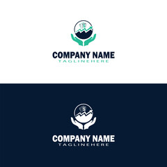 Finance Logo with Dollar Sign and Handshake  Business Partnership and Investment Concept