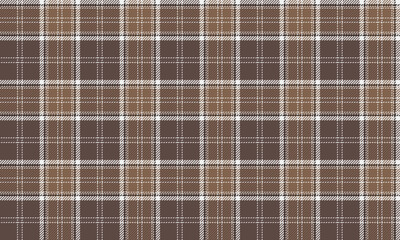 Seamless plaid pattern, brown, yellow, white, gives a warm and contemporary feel to clothes, skirts, pants, shirts, dresses and textiles that emphasize simplicity but have a unique identity.