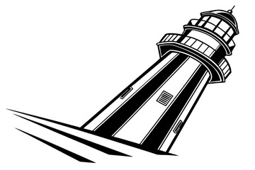 vector illustration of an tower