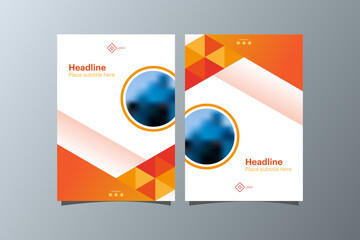 Flyer, A4 brochure with a modern and minimal business design, available in EPS 10 format.