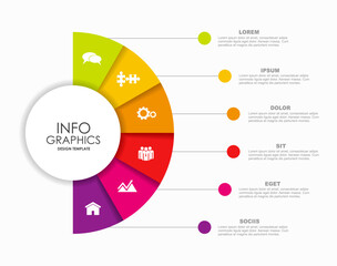 Infographic design template with place for your data. Vector illustration.