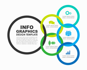Infographic design template with place for your data. Vector illustration.