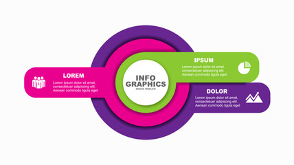 Infographic design template with place for your data. Vector illustration.