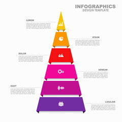 Infographic design template with place for your data. Vector illustration.