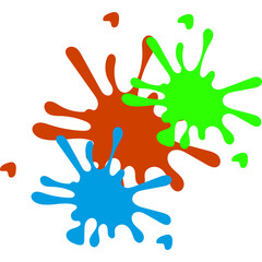 Ink Splash Multicolor