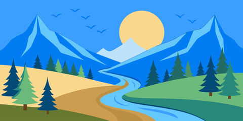 Fototapeta premium beach view wall