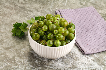 Ripe sweeet and juicy gooseberry