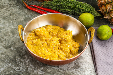 Inchian cuisine - chicken cashew curry