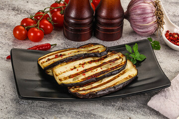  Vegan Grilled eggplant slices snack