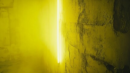 Neon Yellow Wall