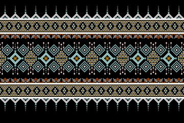 The black background is composed of geometric pixels, giving a sense of luxury, simplicity, mystery, but not complicated.