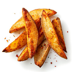 Seasoned Potato Wedges with Crispy Edges