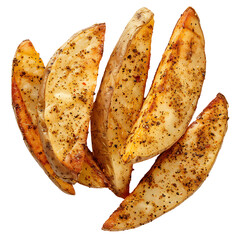 Seasoned Baked Potato Wedges with Herbs and Spices