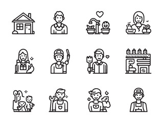 Volunteer Gathering Minimalist Design