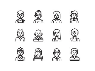 Volunteer Group Minimalist Icon