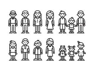 Volunteer Teamwork Ultra Minimalist 2D Art