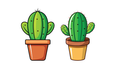 Obraz premium cactus in a pot