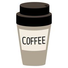 コーヒーの入ったカップ（テイクアウトコーヒー）